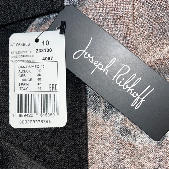 Joseph Ribkoff Black and Brown Tiger Pattern Sweater NWT - Picture 8 of 8